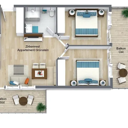 Zirbennest Martha Apartman Biberwier